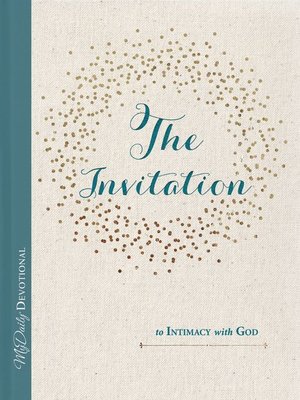 cover image of The Invitation to Intimacy with God